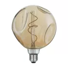 Posaluce embossed wooden table lamp