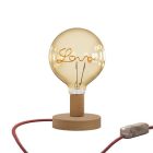 Posaluce Love wooden table lamp
