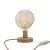 Posaluce embossed wooden table lamp