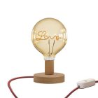 Posaluce Love wooden table lamp