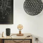 Posaluce Milleluci wooden table lamp