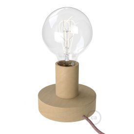 Posaluce - Small wooden table lamp