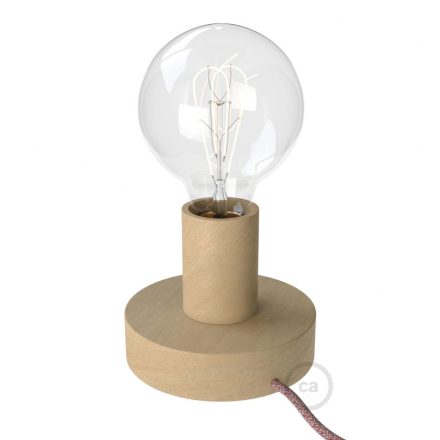 Posaluce - Small wooden table lamp