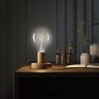 Posaluce - Small wooden table lamp