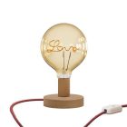 Posaluce Love wooden table lamp