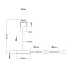 Wooden table lamp suitable for lampshades - Alzaluce Wood