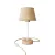 Wooden table lamp with Impero lampshade - Alzaluce Wood