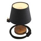 Alzaluce Impero lampshade, metal table lamp