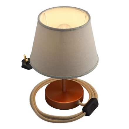 Alzaluce Impero lampshade, metal table lamp
