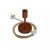  Alzaluce - metal table lamp with UK plug