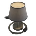 Alzaluce Impero lampshade, metal table lamp