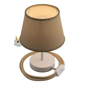 Alzaluce Impero lampshade, metal table lamp