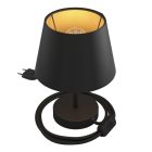 Alzaluce Impero lampshade, metal table lamp