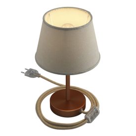 Alzaluce Impero lampshade, metal table lamp