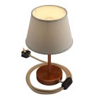 Alzaluce Impero lampshade, metal table lamp