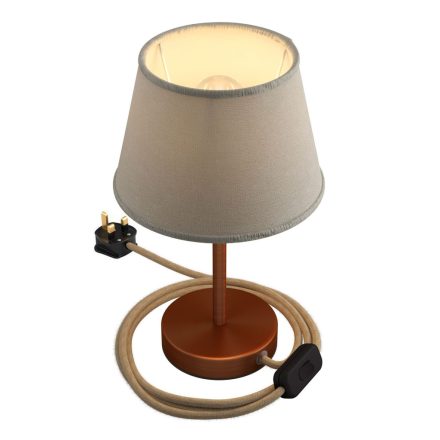 Alzaluce Impero lampshade, metal table lamp