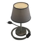 Alzaluce Impero lampshade, metal table lamp