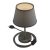 Alzaluce Impero lampshade, metal table lamp
