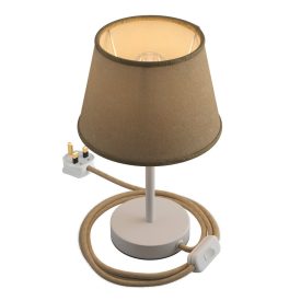 Alzaluce Impero lampshade, metal table lamp