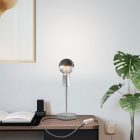 Alzaluce half-cup metal table lamp