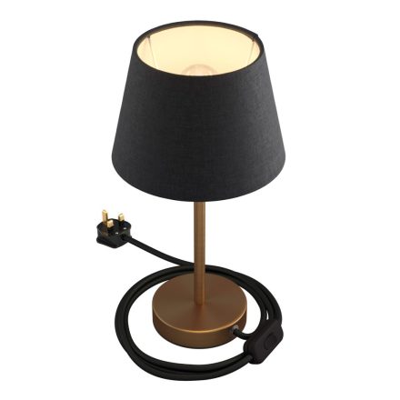 Alzaluce Impero lampshade, metal table lamp