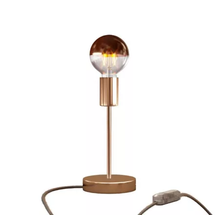 Alzaluce half-cup metal table lamp