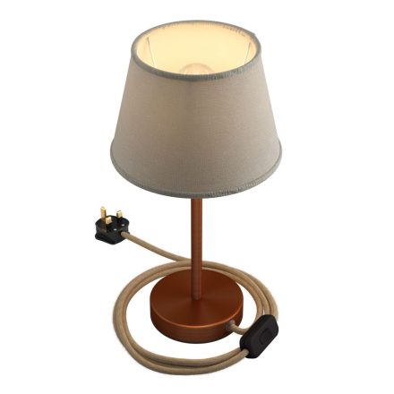 Alzaluce Impero lampshade, metal table lamp