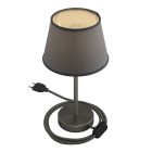 Alzaluce Impero lampshade, metal table lamp