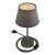 Alzaluce Impero lampshade, metal table lamp