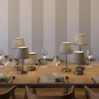 Alzaluce lampshade - Metal table lamp