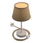Alzaluce Impero lampshade, metal table lamp