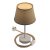 Alzaluce Impero lampshade, metal table lamp