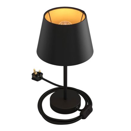 Alzaluce Impero lampshade, metal table lamp