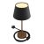 Alzaluce Impero lampshade, metal table lamp