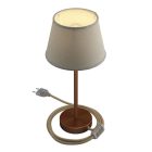 Alzaluce Impero lampshade, metal table lamp