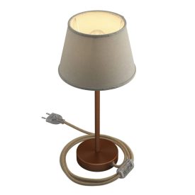 Alzaluce Impero lampshade, metal table lamp