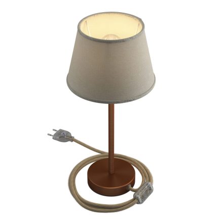 Alzaluce Impero lampshade, metal table lamp
