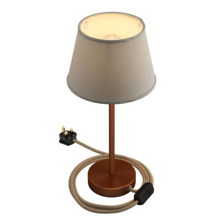 Alzaluce Impero lampshade, metal table lamp