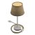 Alzaluce Impero lampshade, metal table lamp