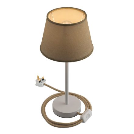Alzaluce Impero lampshade, metal table lamp