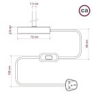 Alzaluce Impero lampshade, metal table lamp