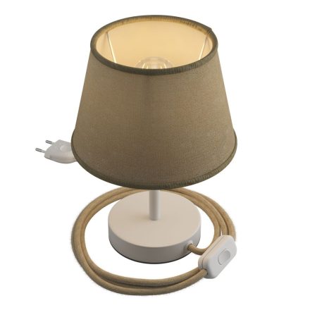  Alzaluce for lampshade - metal table lamp with two-pole plug
