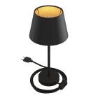 Alzaluce Impero lampshade, metal table lamp