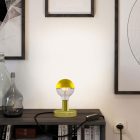 Posaluce half-cup metal table lamp