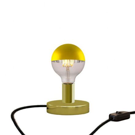 Posaluce half-cup metal table lamp