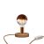 Posaluce half-cup metal table lamp