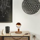 Posaluce half-cup metal table lamp