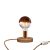 Posaluce half-cup metal table lamp