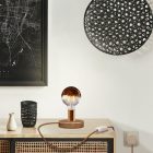 Posaluce half-cup metal table lamp