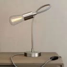 Flex flexible table lamp that provides diffused light